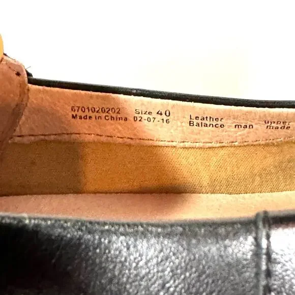 DANSKO Audrey Mary Janes Women's 9.5/EU 40 Ballet Flat Black Leather Sparkle - Picture 8 of 11